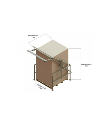 Ocynkowana bramka paletowa typ C SGPGTYCGV SGPGTYCGV Kee Klamp® - Kee Safety