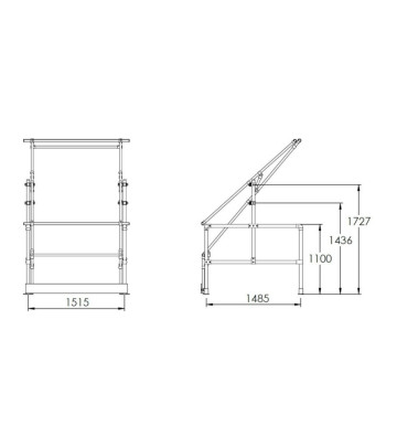 Ocynkowana bramka paletowa typ C SGPGTYCGV SGPGTYCGV Kee Klamp® - Kee Safety